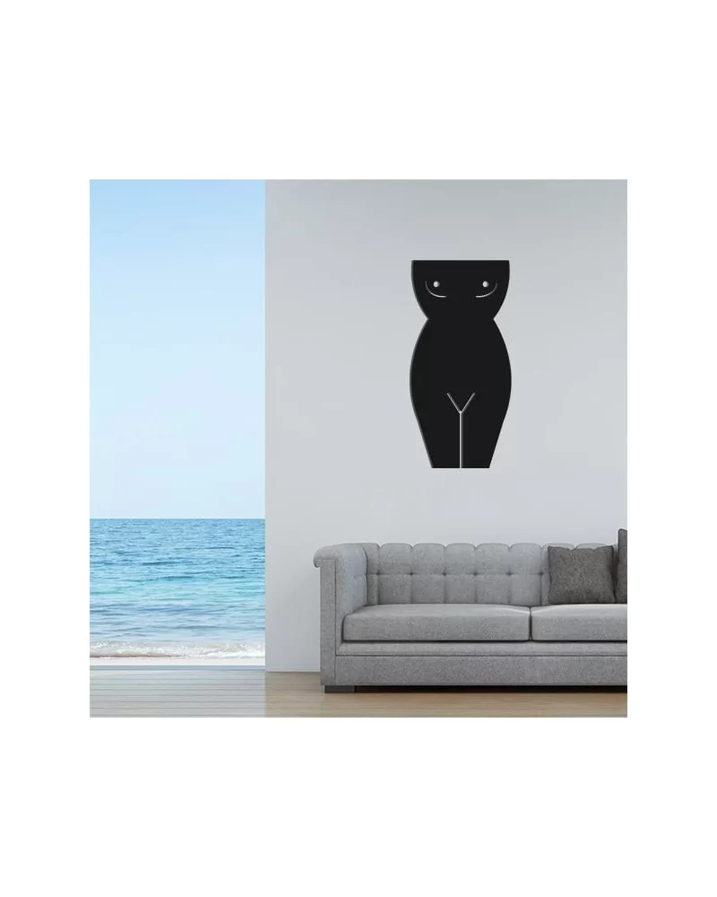 on achete francais - Sculpture Murale Corps De Femme L Métal