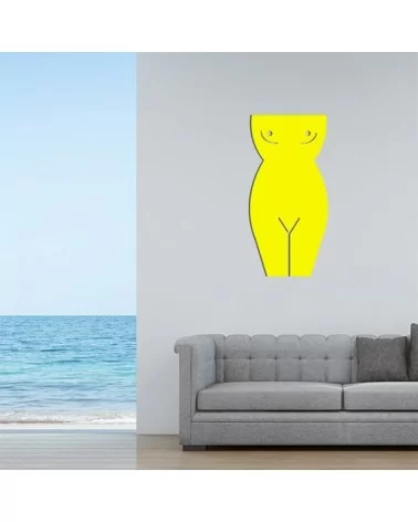 on achete francais - Sculpture Murale Corps De Femme L Métal