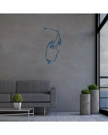 on achete francais - Visage Femme Profil Xl Métal