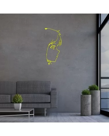 on achete francais - Visage Femme Profil Xl Métal