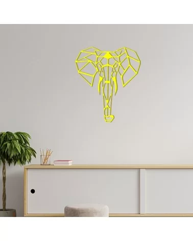 on achete francais - Eléphant Origami L Métal