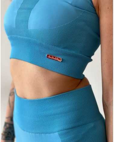 on achete francais - Brassière Seamless Bleu