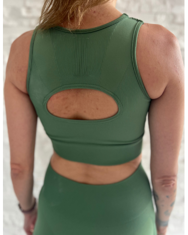 on achete francais - Brassière Seamless Kaki