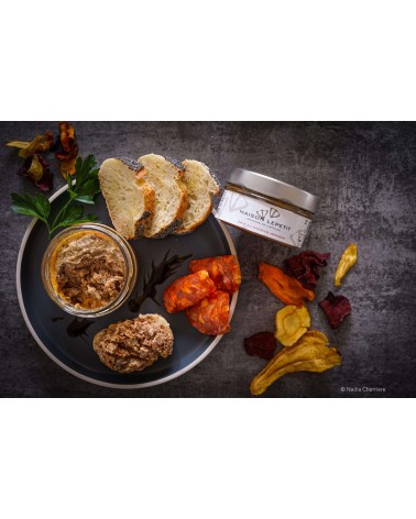 on achete francais - PÂTÉ AU CHORIZO IBÉRIQUE 130 gr maison lepetit