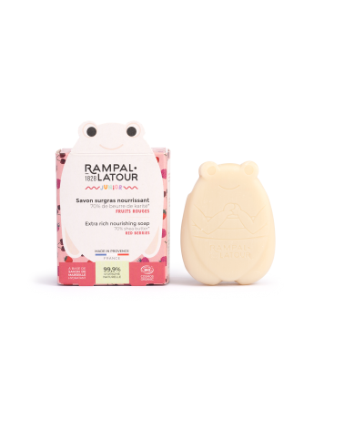 on achete francais - Savon nourrissant junior, fruits rouges, 80g