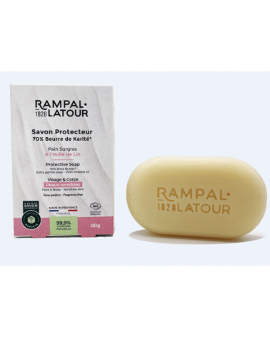 on achete francais - Savon protecteur de Marseille certifié bio, 80g