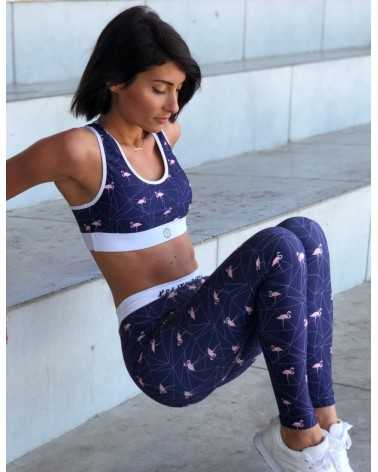 on achete francais - Legging long Flamants roses