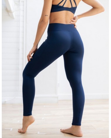 on achete francais - Legging long Bleu intense
