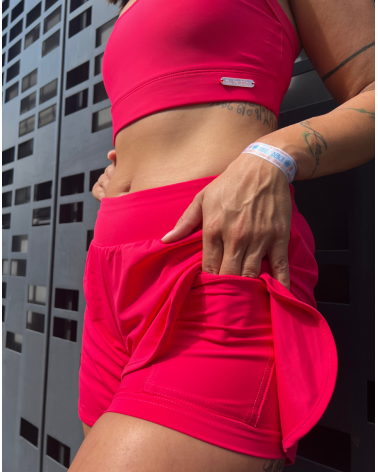 on achete francais - Short Fuchsia