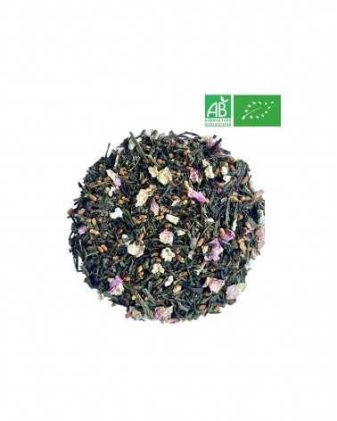 on achete francais - thé vert Fleurs Miraculeuses du Japon Bio boite 50 gr