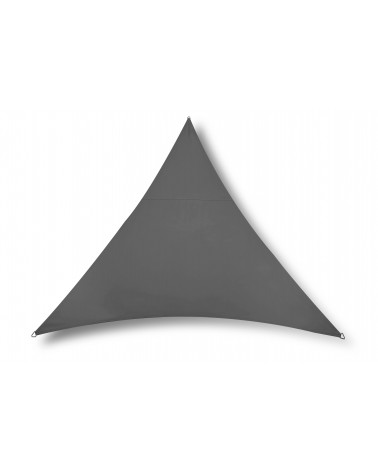 on achete francais - Voile d'Ombrage Rivage Triangulaire 3,60 m de côté Ardoise - Fabriqué en France