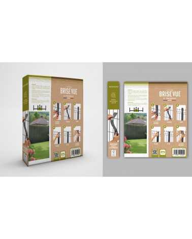 on achete francais - Bande d’occultation ECOVIZIO 48 mm – Rouleau 60 m – 100 % recyclé – Fabriqué en France