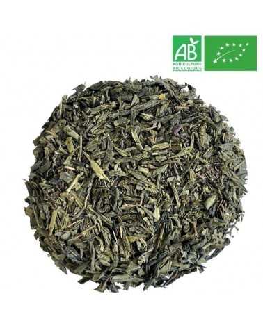 on achete francais - Thé à la Menthe Verte Bio En Vrac bocal 25 gr
