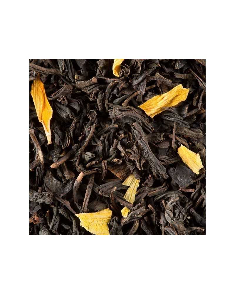 on achete francais - the noir vanille en vrac bocal 500 gr dammann freres