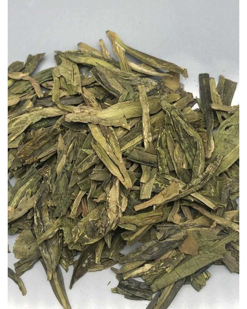 on achete francais - the vert lung ching en vrac sachet 500 gr dammann freres