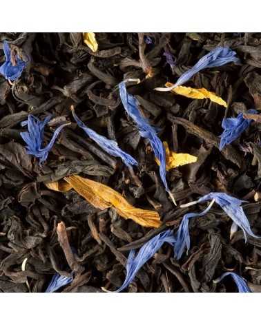 on achete francais - the noir jardin bleu en vrac boite 100 gr dammann freres