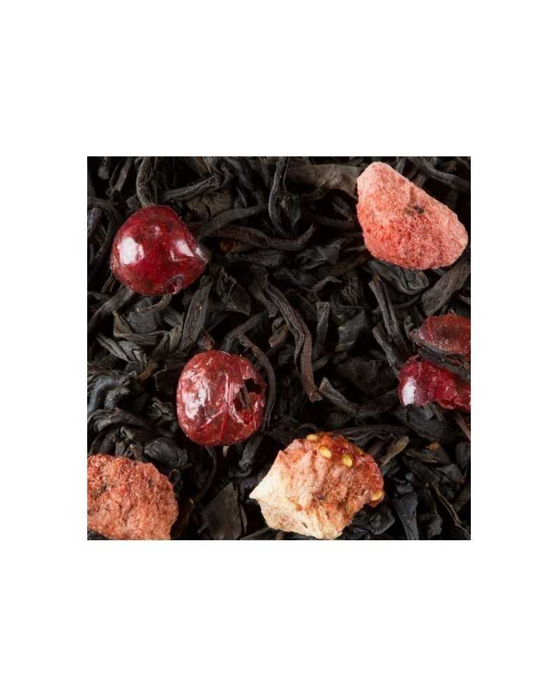 on achete francais - the noir en vrac fruits rouges bocal 100 gr dammann freres