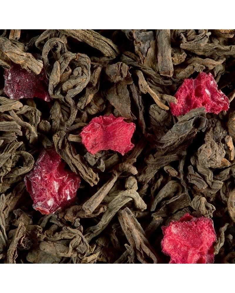 on achete francais - the noir vrac puerh fruits rouges bocal 200 gr dammann freres