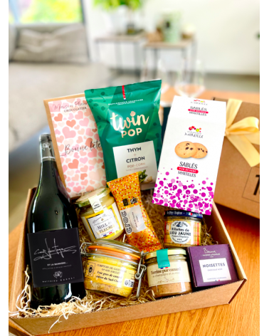on achete francais - Coffret d'exception Crozes-Hermitage, foie gras