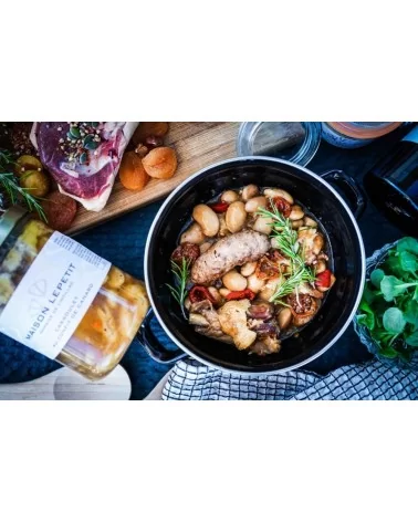 on achete francais - CASSOULET AU CONFIT DE CANARD BOCAL 800 gr