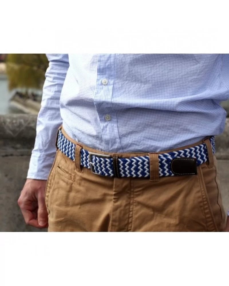 Ceinture Kamikaze Piquée – Coton 100%, 8 Rangs, Bleu/Marron, 290 Cm T5 Pour Karaté