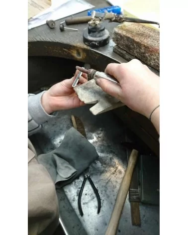 on achete francais - Pince À Cravate Argent Rhodié "L'Intemporelle"