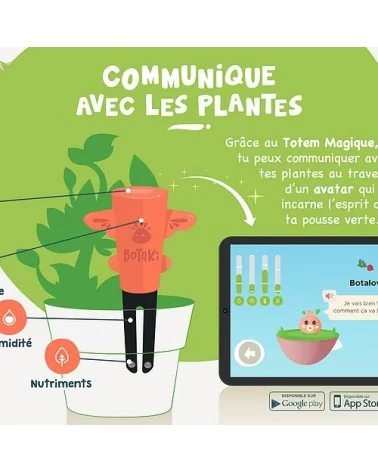 on achete francais - Kit Activité Plante Totem Magique