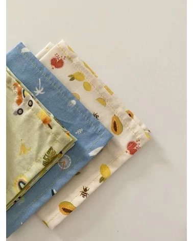 on achete francais - Mouchoirs En Tissu Ernest&Lulu