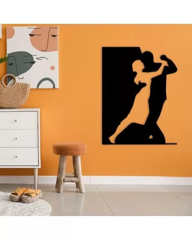 on achete francais - Décoration Danse L métal (57 cm X 45 cm)