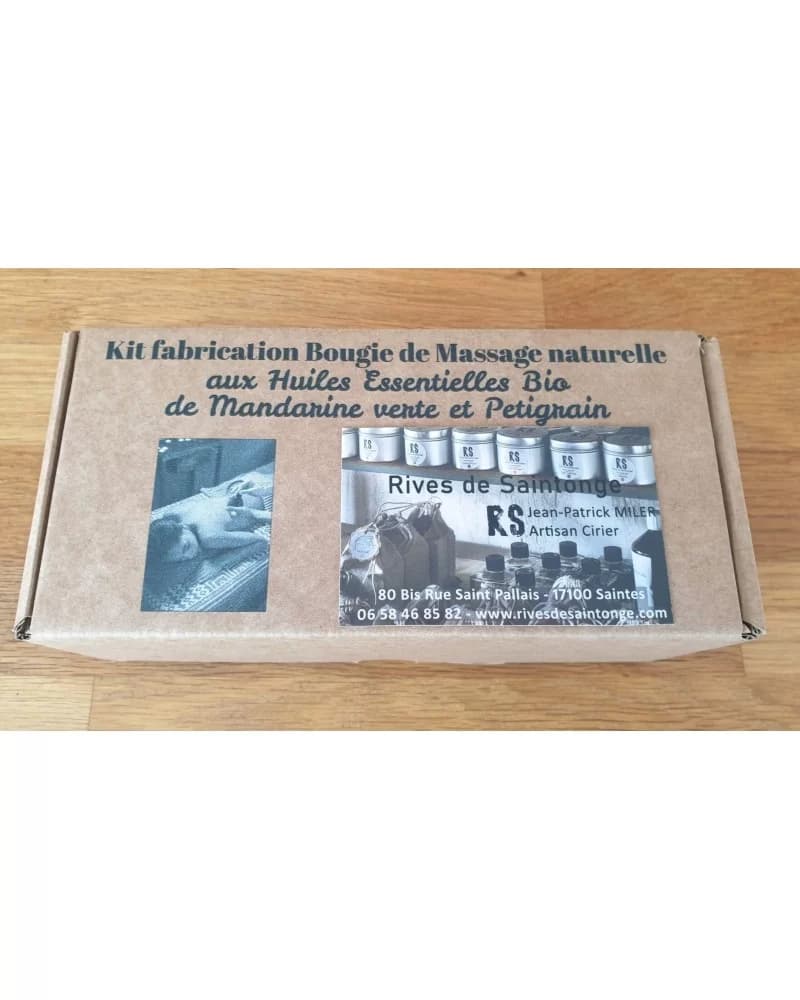 Kit fabrication bougie de massage
