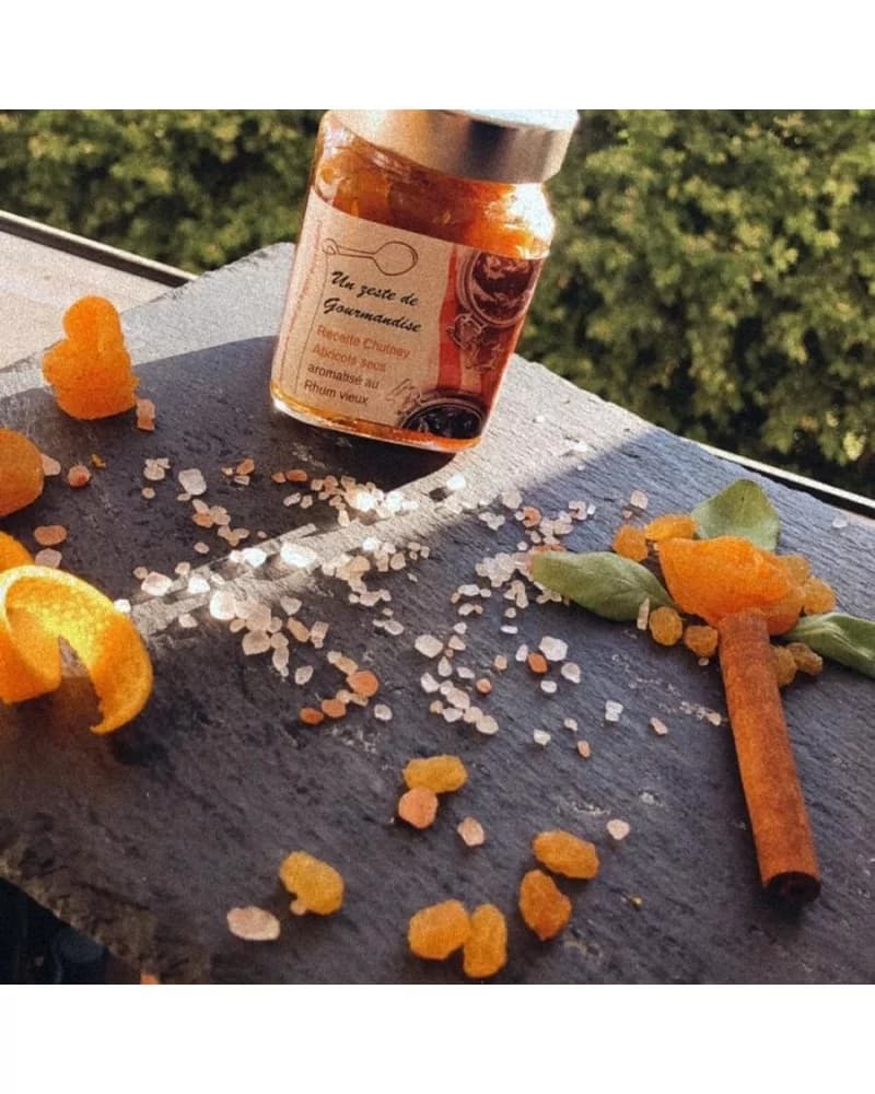 Chutney Abricots secs au rhum vieux