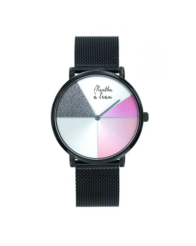 L'Indécise maille noire design Rose