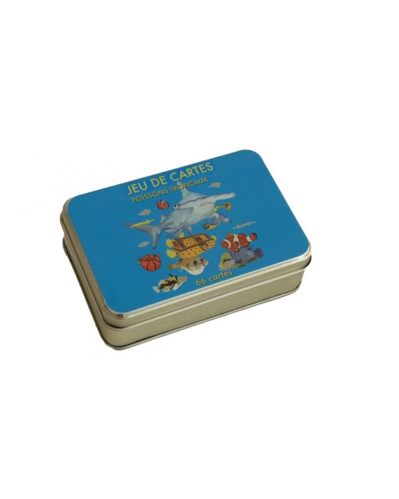 JEU DE CARTES POISSONS TROPICAUX