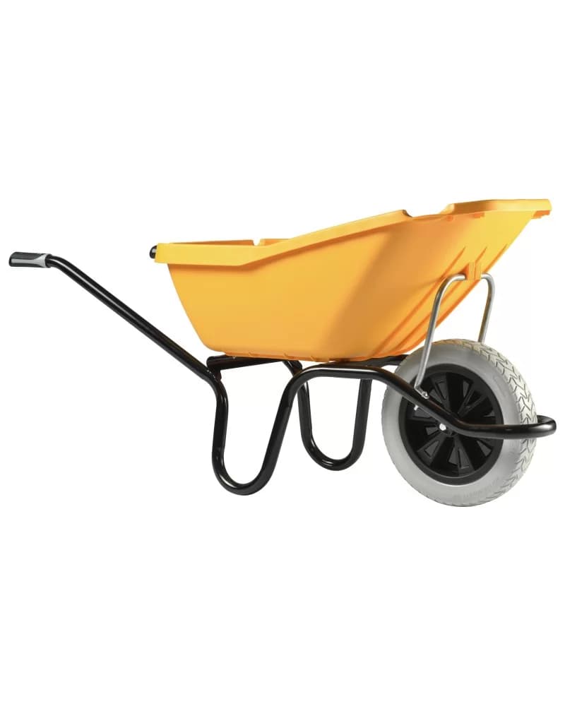 Brouette Pick Up 110 Jaune Roue Increvable