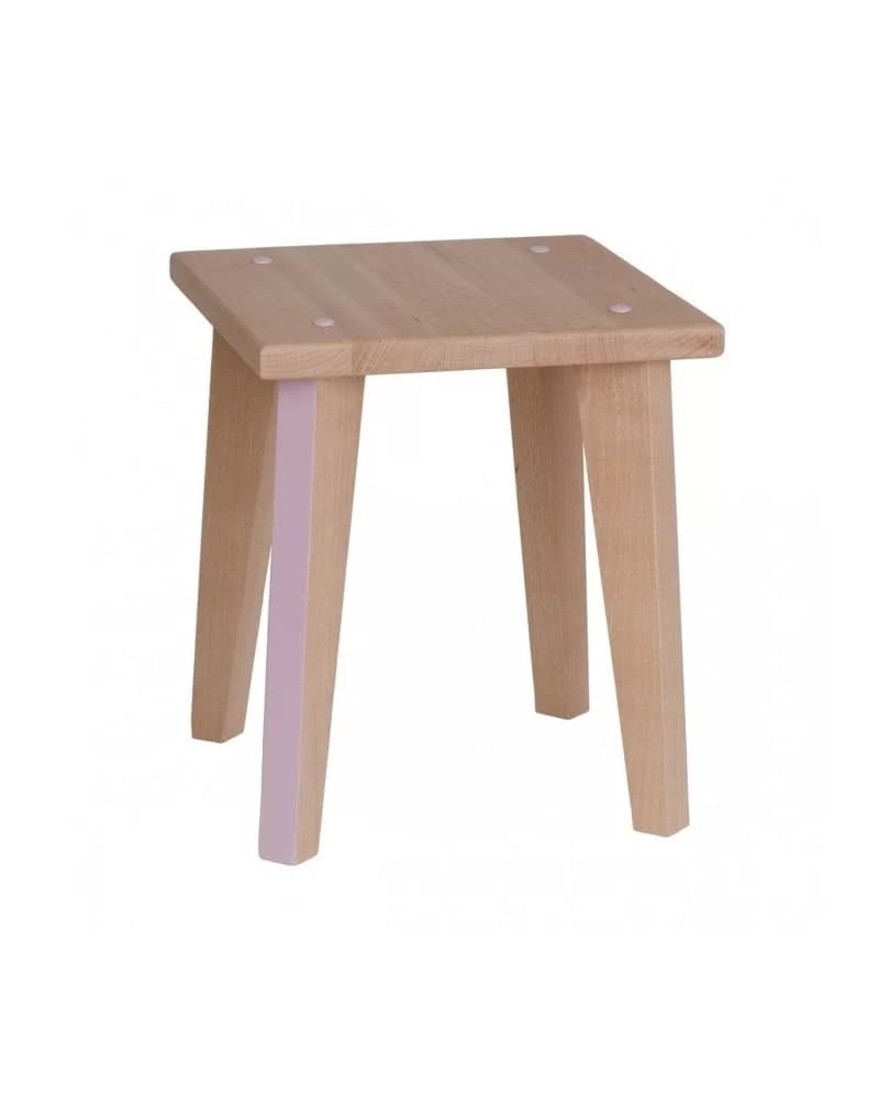Tabouret Point Virgule Rose pâle
