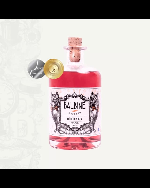 Old Tom Gin "Le Chat" (Avec Hibiscus) 50Cl