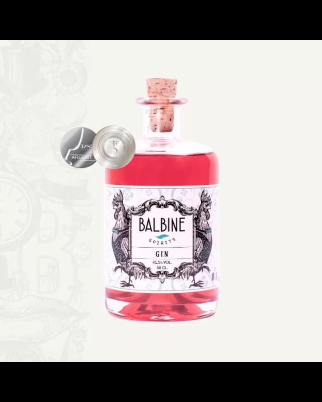Gin "Le Coq" (Avec Hibiscus) 50Cl