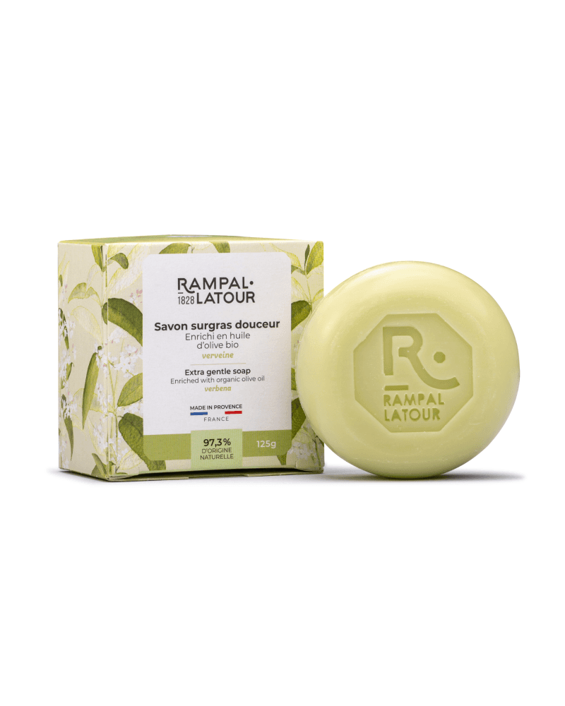 Savon surgras en coffret Verveine 125g