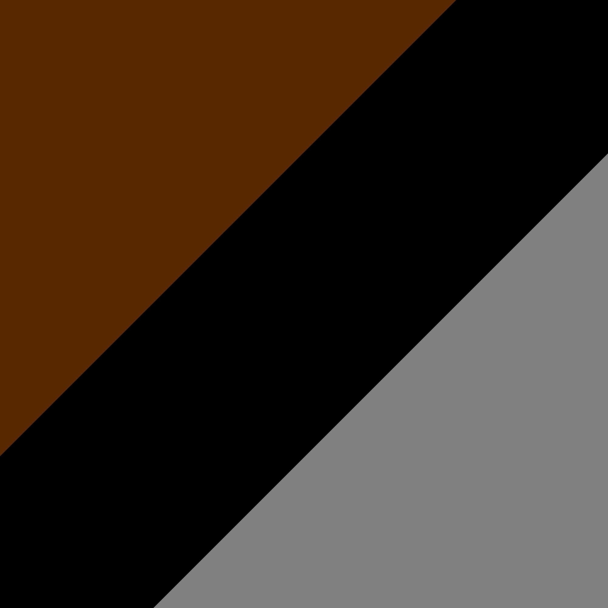 Noir Mat et Marron et Gris