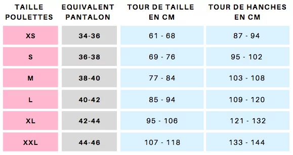 Taille Legging - On achète Français